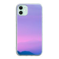 Sunset pastel: iPhone 11 Transparant Hoesje