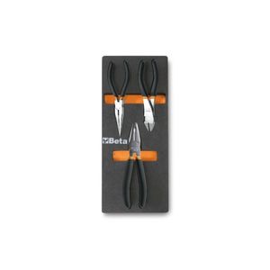 Beta M137 Zachte foam inlegbak met tangen en kniptangen - 024500137 024500137
