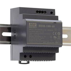 Mean Well HDR-100-24N DIN-rail netvoeding 24 V/DC 4.2 A 100.8 W Aantal uitgangen: 1 x Inhoud: 1 stuk(s)