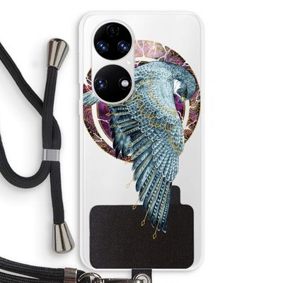 Golden Falcon: Huawei P50 Transparant Hoesje met koord
