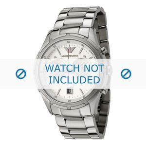 Horlogeband Armani AR0534 Staal 23mm