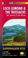 Wandelkaart Loch Lomond & The Trossachs | Harvey Maps