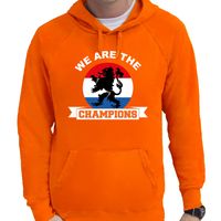 Oranje hoodie Holland / Nederland supporter we are the champions EK/ WK voor heren - thumbnail