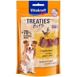 Vitakraft Treaties Bits Senior Kip, Varkensvlees, Gevogelte, Groente 120 g