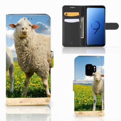 Samsung Galaxy S9 | Telefoonhoesje | Met pasjeshouder | Schaap en Lammetje