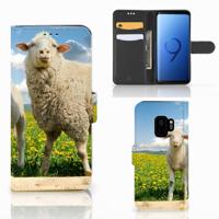 Samsung Galaxy S9 | Telefoonhoesje | Met pasjeshouder | Schaap en Lammetje