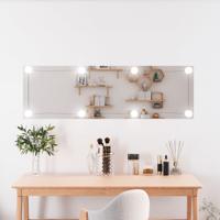 VidaXL Wandspiegel met led's rechthoekig 30x100 cm glas