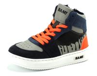 BAM!Shoes B1665 hoge sneaker Blauw BAM01 - thumbnail