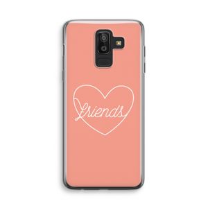 Friends heart: Samsung Galaxy J8 (2018) Transparant Hoesje