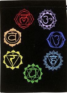 Green Tree Tarot tasje 7 chakra 14 x 17cm (1 st)