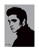Kunstdruk Elvis Presley Metallic 60x80cm