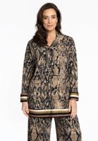 Yoek Tuniek met kraag | Bruin | Maat 42/44 Yoek Tuniek met kraag | Bruin | Maat 42/44