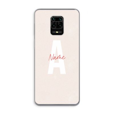 Strawberry Milkshake: Xiaomi Redmi Note 9 Pro Transparant Hoesje
