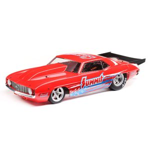 Losi 1/10 '69 Camaro 22S 2WD No Prep Drag Car Brushless RTR - Rood