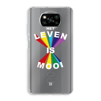 Het Leven Is Mooi: Xiaomi Poco X3 NFC Transparant Hoesje