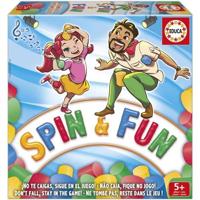 Spin & Fun - Gioco di equilibrio - EDUCA - Mette alla prova agilità ed equilibrio - Da 2 a 4 giocatori - Dai 5 anni in su