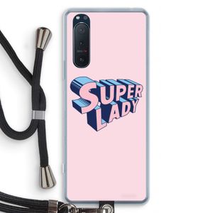 Superlady: Sony Xperia 5 II Transparant Hoesje met koord