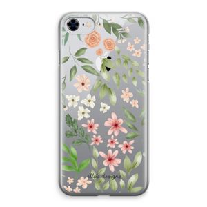 Botanical sweet flower heaven: iPhone 8 Transparant Hoesje
