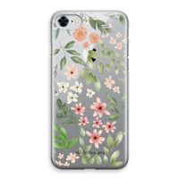 Botanical sweet flower heaven: iPhone 8 Transparant Hoesje