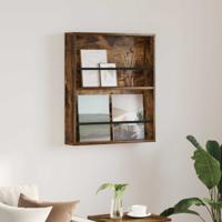 Tijdschrift Rek Gerookt eiken 60 x 12 x 70 cm Bewerkt hout