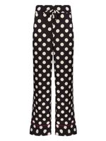 Nina Ricci pantalon de pyjama à pois - Noir