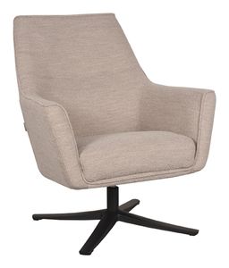 LABEL51 Draaibare Fauteuil 'Tod' Bouclé, kleur Naturel