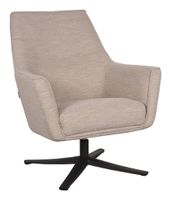 LABEL51 Draaibare Fauteuil 'Tod' Bouclé, kleur Naturel