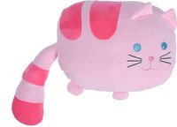 Tender Toys knuffel 36 cm poes roze - thumbnail