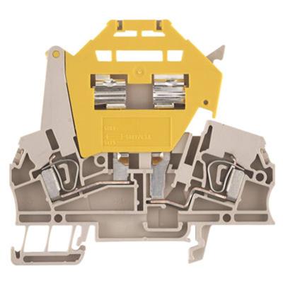 Weidmüller 1730900000 Zekering-serieklem Spanveer Donkerbeige 50 stuk(s)