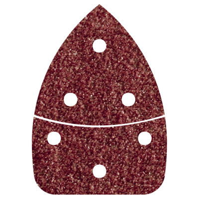 Wolfcraft Hechtschuurbladen | K80 | Geperforeerd | 98 x 139mm | 6 stuks - 3137000