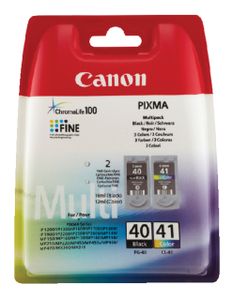 Inktcartridge Canon PG-40 + CL-41 zwart + kleur