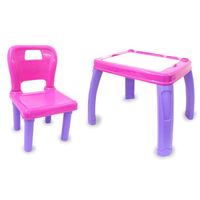 JAMARA 2-delige Kindermeubelset Lets Study roze