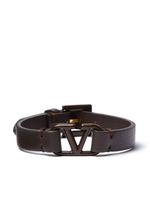 Valentino Garavani bracelet à détail VLOGO - Marron Valentino Garavani bracelet à détail VLOGO - Marron