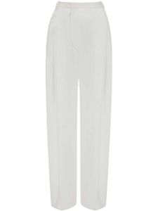 Victoria Beckham pantalon ample à taille-haute - Blanc