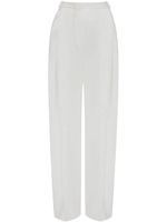 Victoria Beckham pantalon ample à taille-haute - Blanc