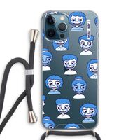 Gezichtjes: iPhone 12 Pro Max Transparant Hoesje met koord