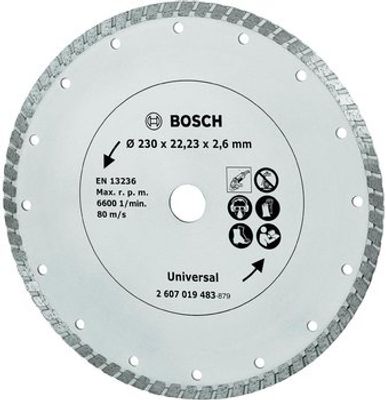 Bosch Accessoires Diamantdoorslijpschijf Turbo, 230 mm Ø - 2607019483