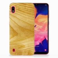 Samsung Galaxy A10 Bumper Hoesje Licht Hout