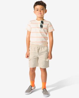 HEMA Kinder Cargo Korte Broek Beige (beige)