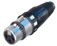 Neutrik NC3FXCC XLR-connector Bus, recht Aantal polen: 3 Zilver 1 stuk(s) - thumbnail