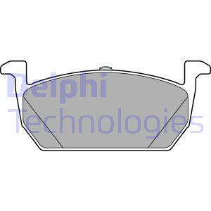 Remblokkenset, schijfrem DELPHI, u.a. fÃ¼r VW, Seat, Skoda, Audi