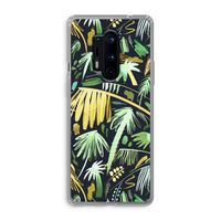 Tropical Palms Dark: OnePlus 8 Pro Transparant Hoesje