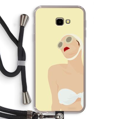 Summer: Samsung Galaxy J4 Plus Transparant Hoesje met koord