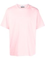 Stone Island t-shirt à logo brodé - Rose
