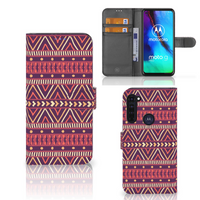 Motorola Moto G Pro Telefoon Hoesje Aztec Paars