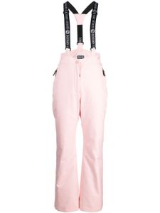 Giorgio Armani pantalon de ski fuselé à bande logo - Rose