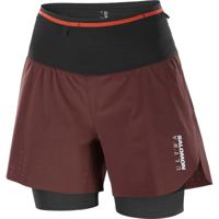 Salomon S/lab ultra 2in1 short dames - BRUIN - Dames