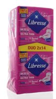 Libresse Freshness & protection ultra+ met vleugel (28 st)