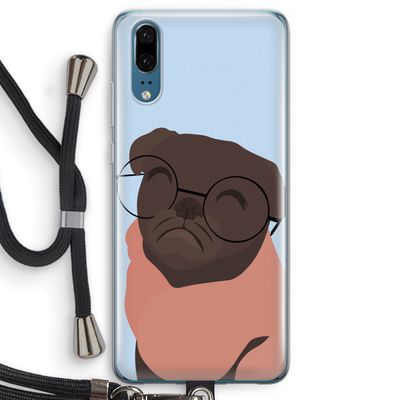 Ludo: Huawei P20 Transparant Hoesje met koord