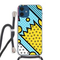 Pop Art #1: iPhone 12 Transparant Hoesje met koord